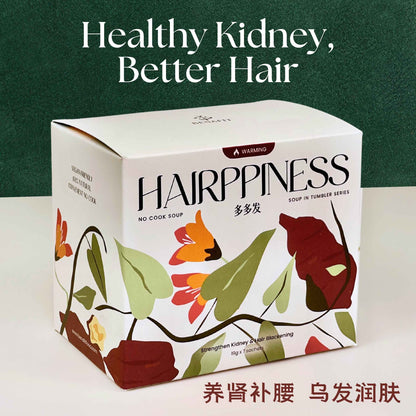 Benafit Hairppiness No-Cook Soup – nourishing herbal soup to support kidney health and promote stronger, healthier hair.