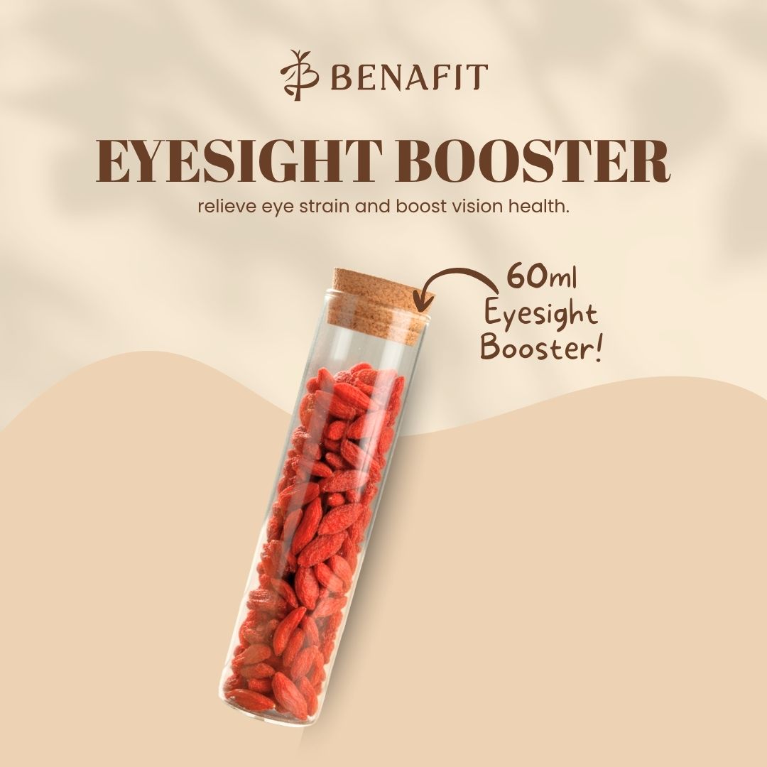 BENAFIT Eyesight Booster for busy Malaysian working adults.