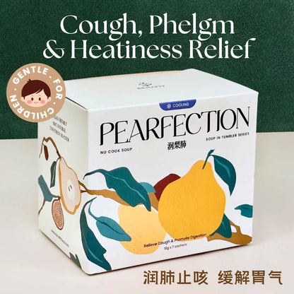 Benafit Pearfection No-Cook Soup – natural herbal soup for cough, phlegm, and heatiness relief.