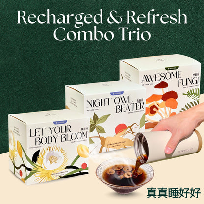 Recharged and Refresh Combo 最沉宁神安眠 组合